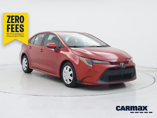 Red 2020 Toyota Corolla LE