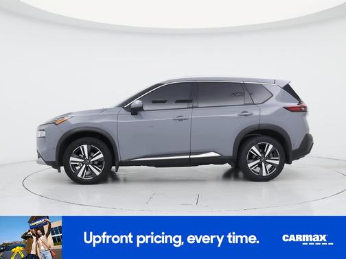 Gray 2022 Nissan Rogue Platinum