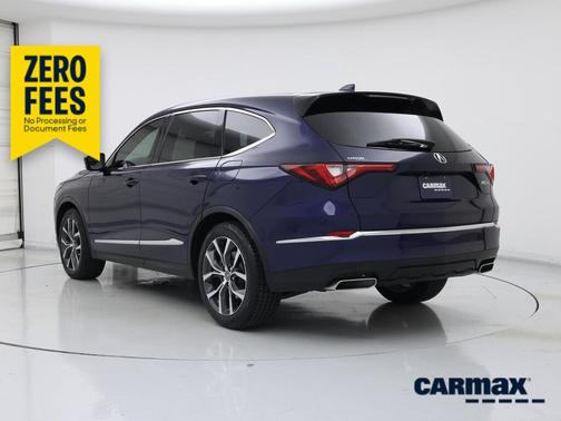 Blue 2022 Acura MDX Technology