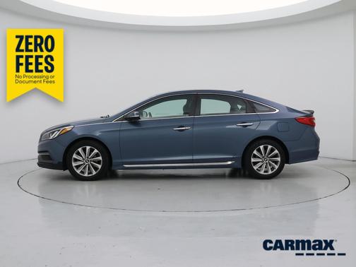 Blue 2016 Hyundai SONATA Sport
