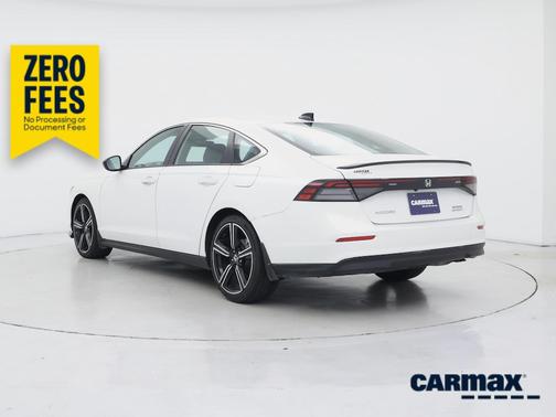 White 2024 Honda Accord Hybrid Sport