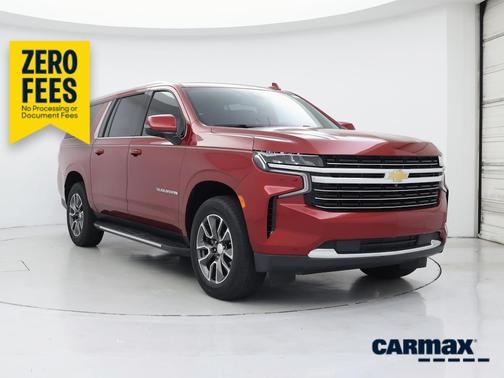 Red 2022 Chevrolet Suburban LT