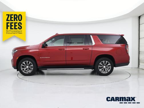 Red 2022 Chevrolet Suburban LT