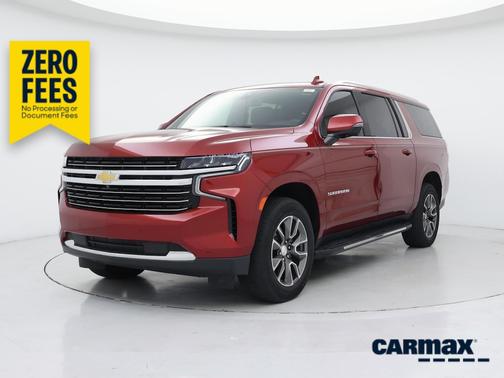 Red 2022 Chevrolet Suburban LT