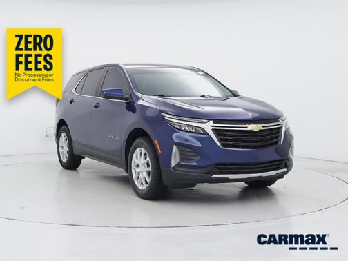 Blue 2022 Chevrolet Equinox LT