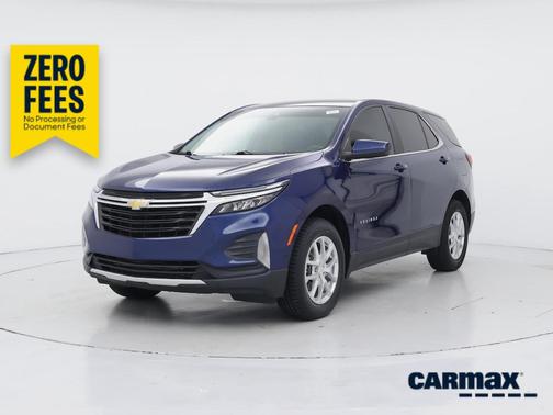 Blue 2022 Chevrolet Equinox LT