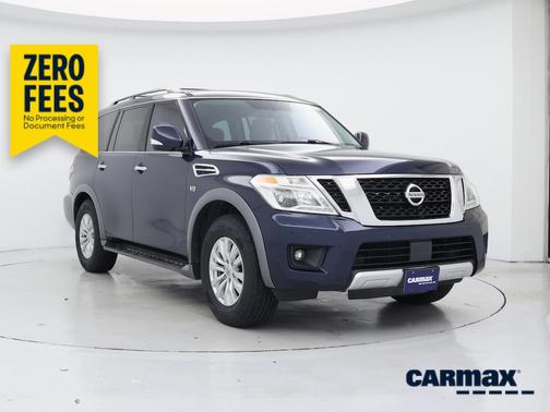 Blue 2018 Nissan Armada SV