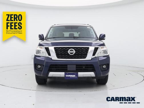 Blue 2018 Nissan Armada SV