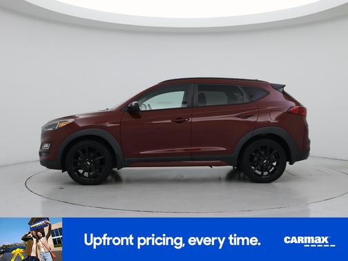 Red 2019 Hyundai TUCSON Night
