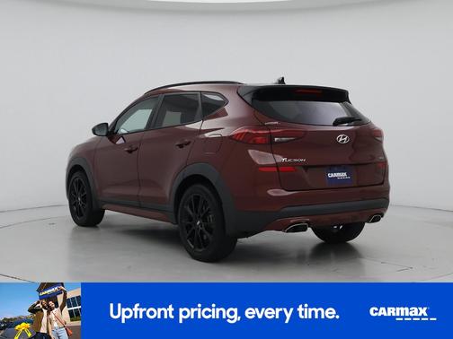 Red 2019 Hyundai TUCSON Night
