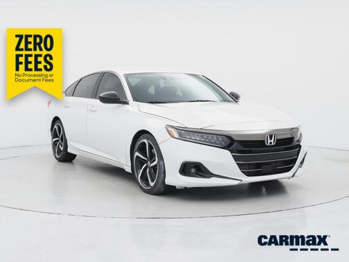 White 2022 Honda Accord Sport