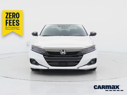 White 2022 Honda Accord Sport