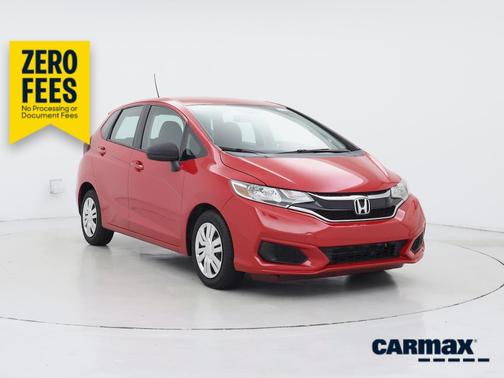 Red 2019 Honda Fit LX