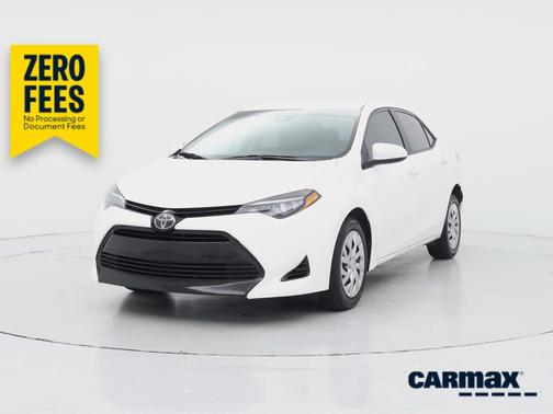 White 2017 Toyota Corolla LE