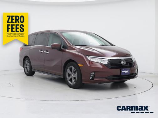 Burgundy 2021 Honda Odyssey EX