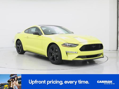 Yellow 2021 Ford Mustang Ecoboost Premium