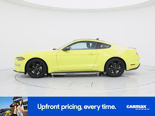 Yellow 2021 Ford Mustang Ecoboost Premium