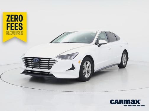 White 2021 Hyundai SONATA SE