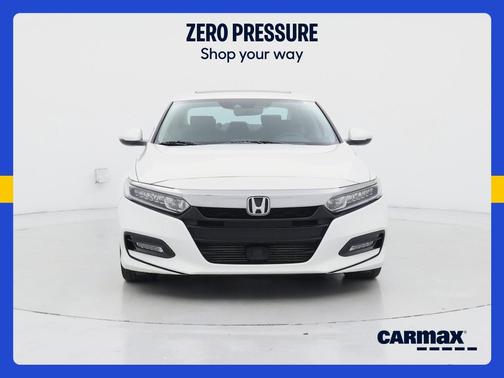 White 2019 Honda Accord EX-L