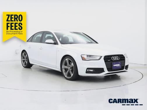 White 2016 Audi A4 Premium Plus
