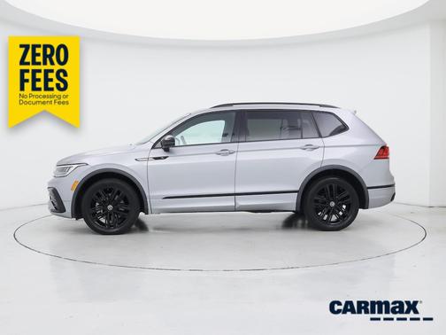 Silver 2022 Volkswagen Tiguan SE R-Line Black