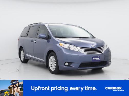 Blue 2017 Toyota Sienna Limited Premium