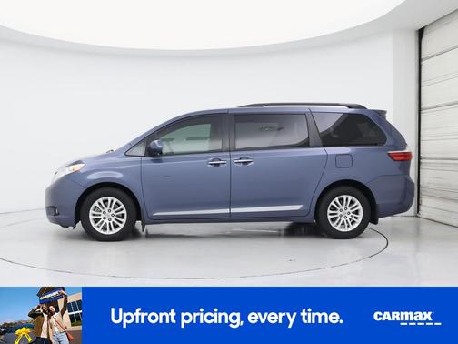 Blue 2017 Toyota Sienna Limited Premium