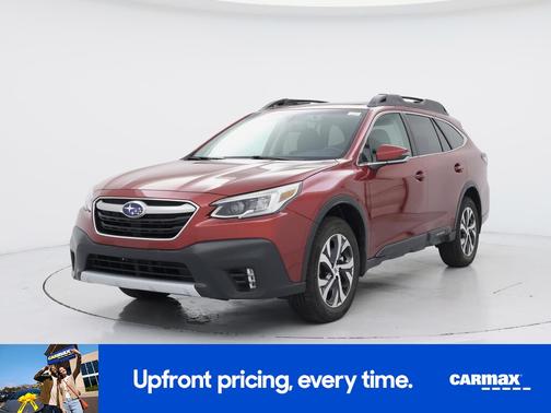 Red 2021 Subaru Outback Limited