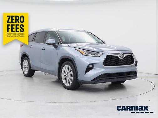 Blue 2021 Toyota Highlander Limited