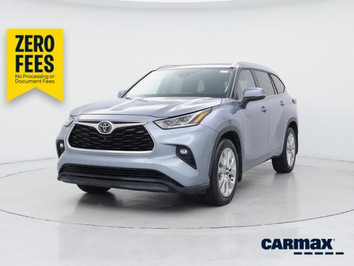 Blue 2021 Toyota Highlander Limited