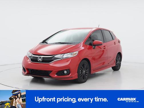 Red 2018 Honda Fit Sport