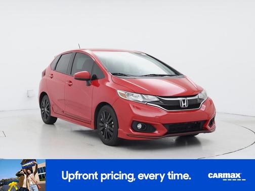 Red 2018 Honda Fit Sport