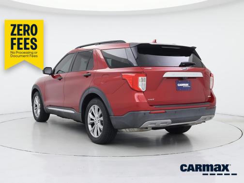 Red 2020 Ford Explorer XLT