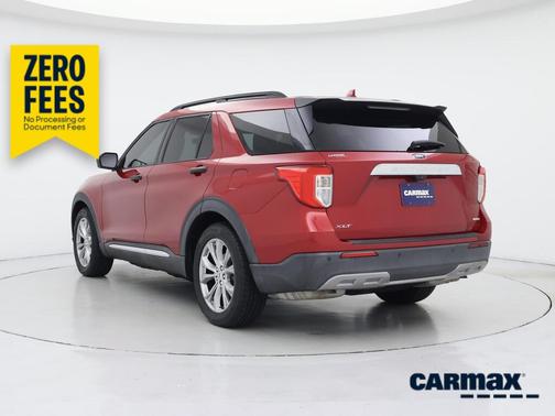 Red 2020 Ford Explorer XLT