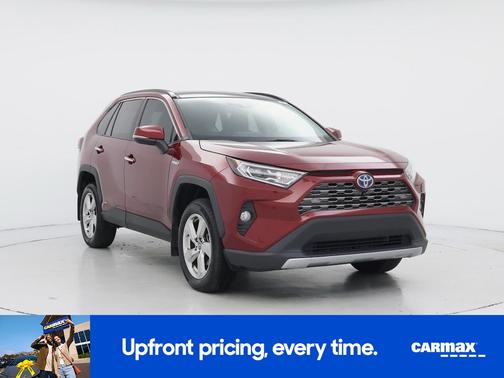 Red 2021 Toyota RAV4 Hybrid Limited