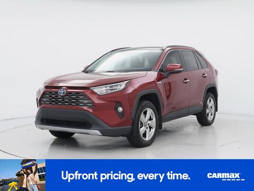 Red 2021 Toyota RAV4 Hybrid Limited