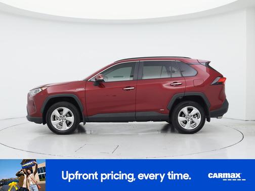 Red 2021 Toyota RAV4 Hybrid Limited