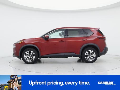 Red 2021 Nissan Rogue SV