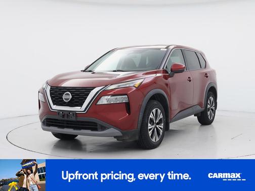 Red 2021 Nissan Rogue SV