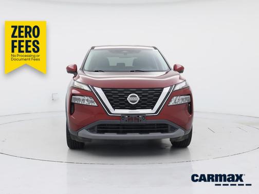 Red 2021 Nissan Rogue SV