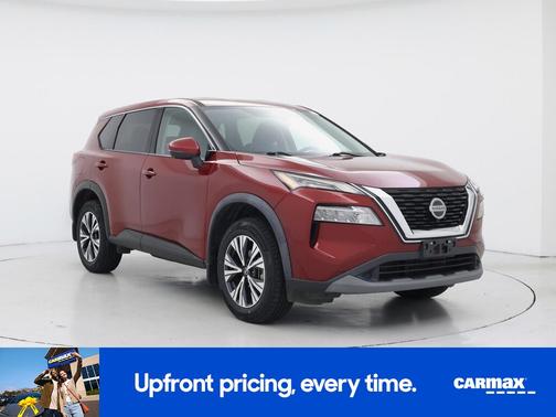 Red 2021 Nissan Rogue SV