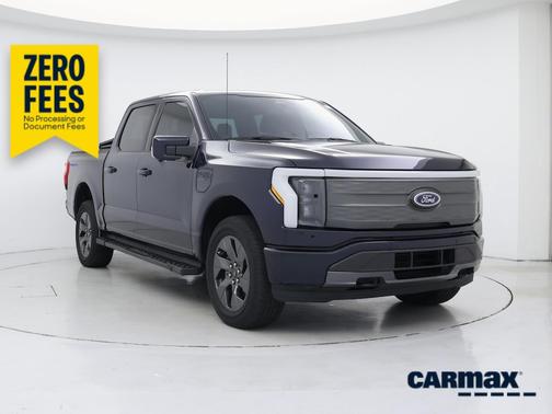 Blue 2023 Ford F-150 Lightning Lariat