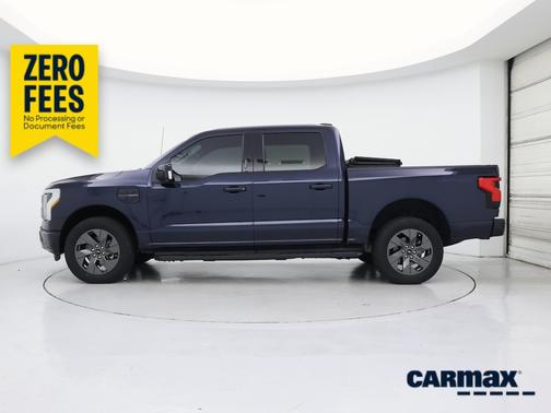 Blue 2023 Ford F-150 Lightning Lariat