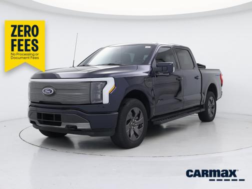 Blue 2023 Ford F-150 Lightning Lariat