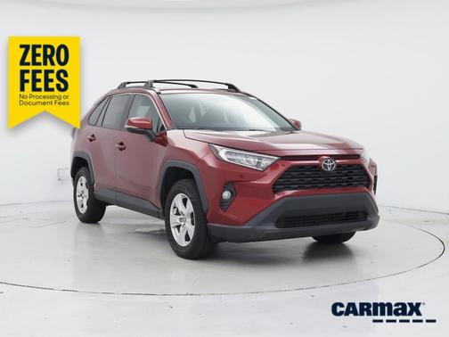 Red 2021 Toyota RAV4 XLE