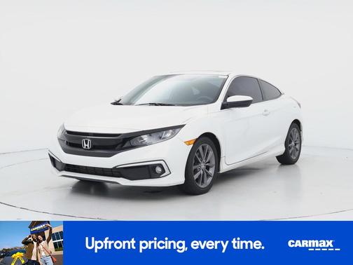 White 2020 Honda Civic EX