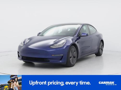 Blue 2021 Tesla Model 3 Long Range