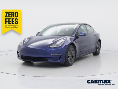 Blue 2021 Tesla Model 3 Long Range