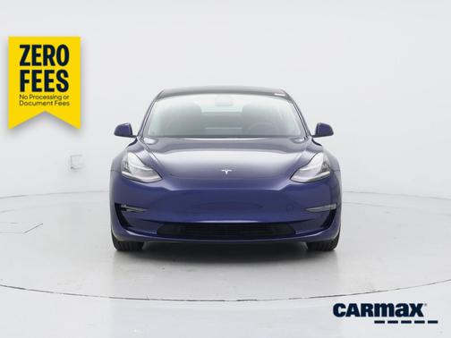 Blue 2021 Tesla Model 3 Long Range