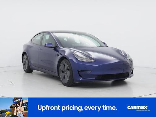 Blue 2021 Tesla Model 3 Long Range